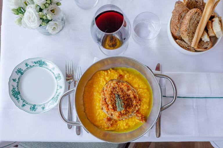 Ossobuco con Risotto at Stendhal