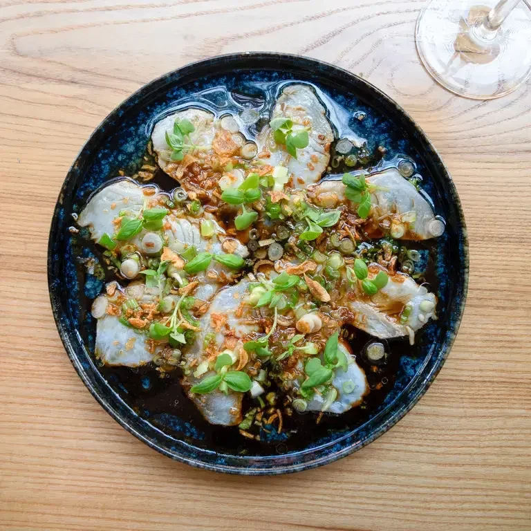 Moody Tongue Fluke Crudo