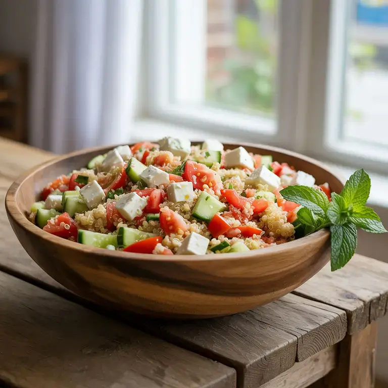 greek quinoa salad - Fine Dining Lovers
