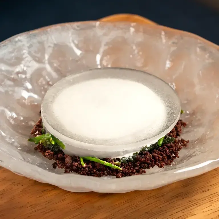 Moon Rabbit Seaweed Panna Cotta