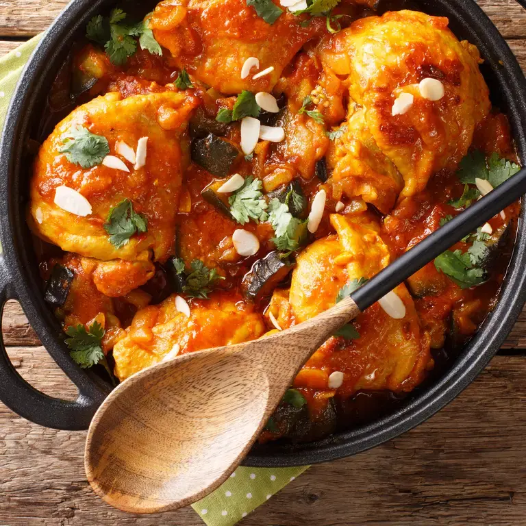 moroccan chicken thighs - Fine Dining Lovers