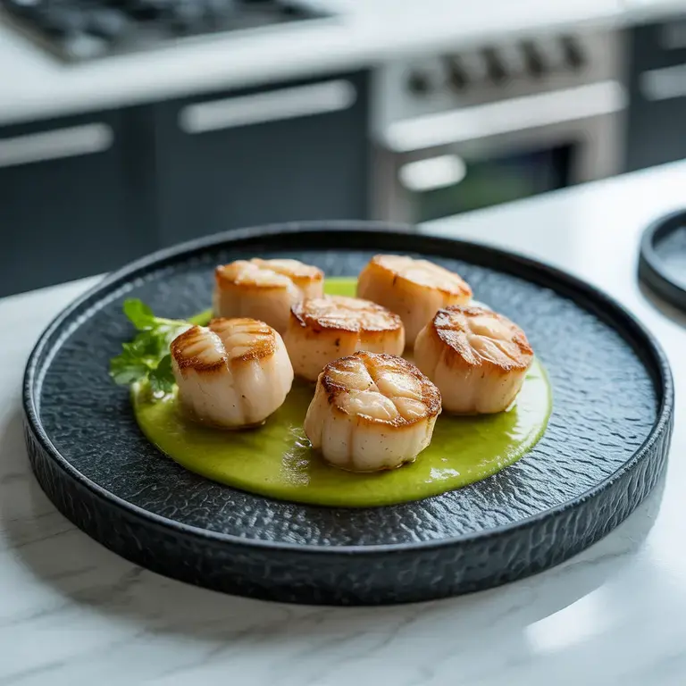 grilled scallops - Fine Dining Lovers