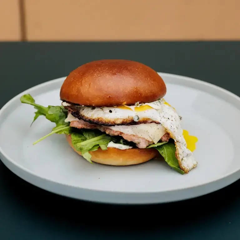 Charred Egg Sandwich