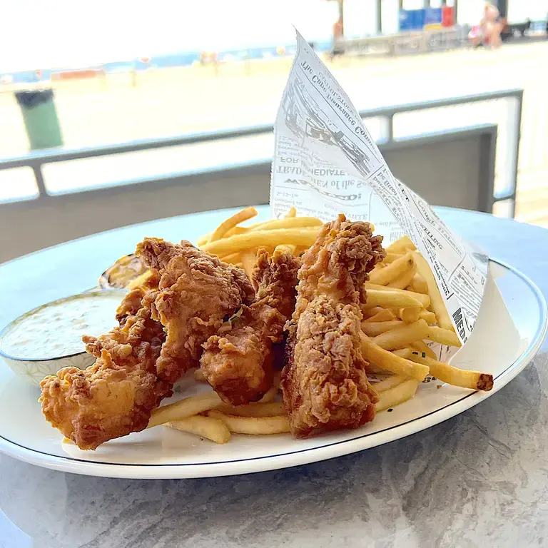Crispy Fish and Chips with Tangy Herb Tartar