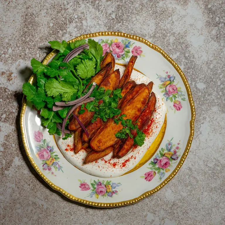 Branzino with Sweet Potato Salad