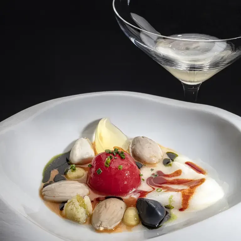 Hake Empedrat with Almonds