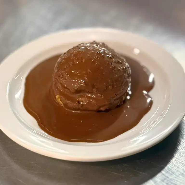 Paris-Brest With Custard and Chocolate Ganache