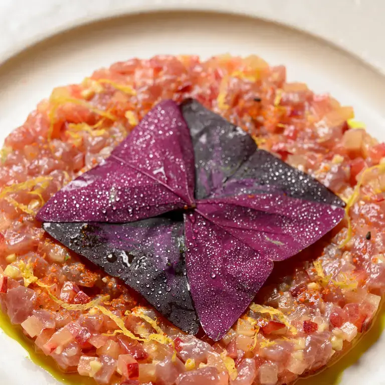 Tuna Tartare with Turmeric Oil