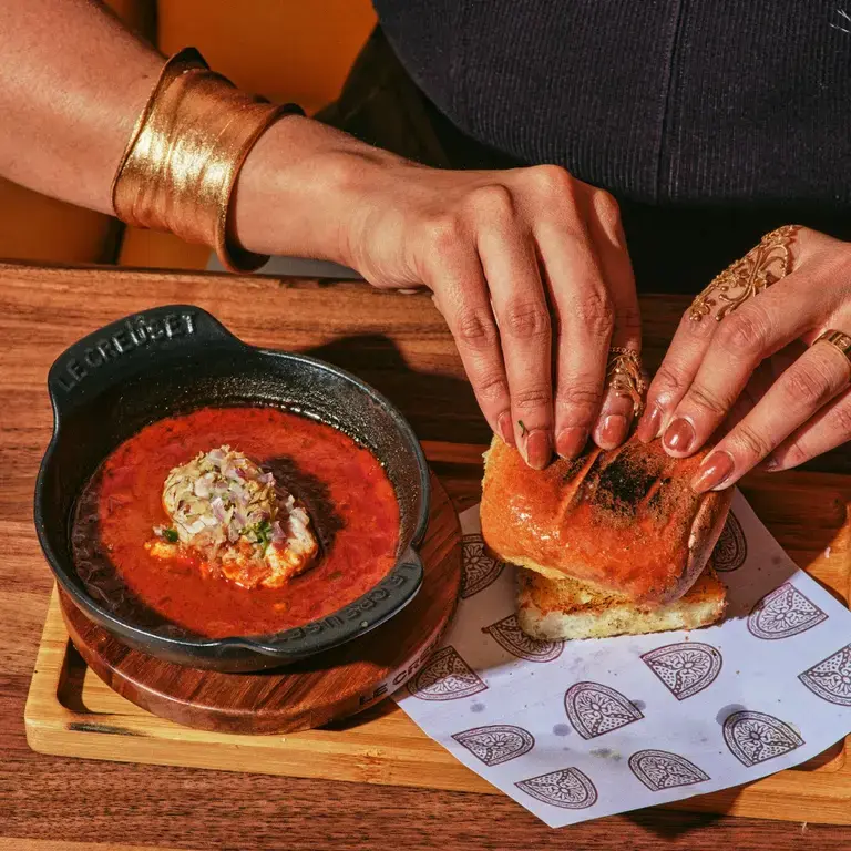 Bheja Goat Brain at Adda