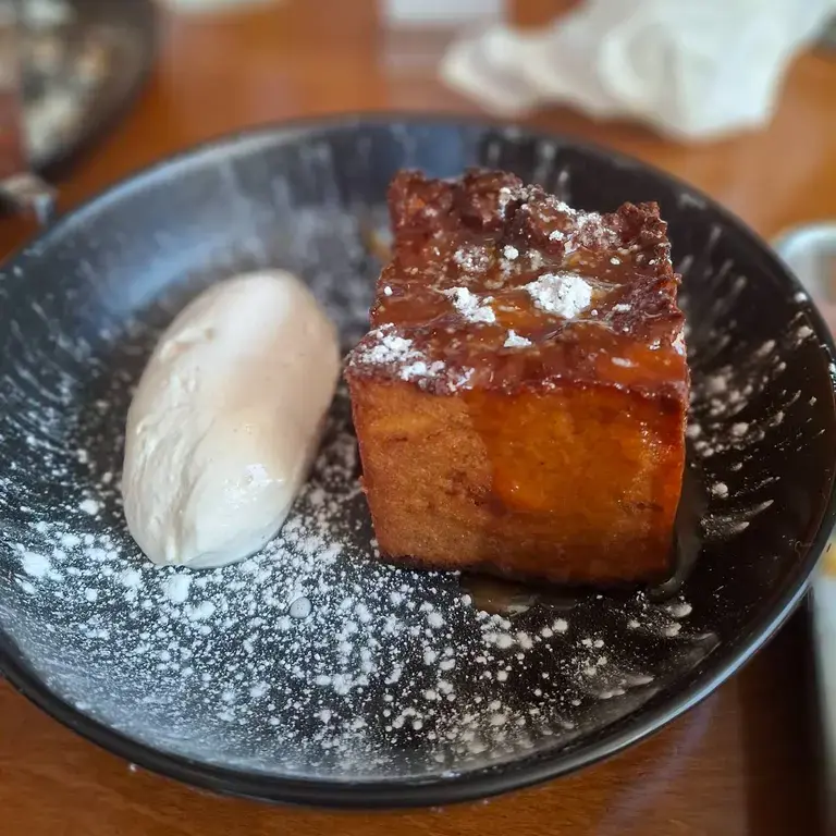 Heritage East’s Deep-Fried Bread Pudding
