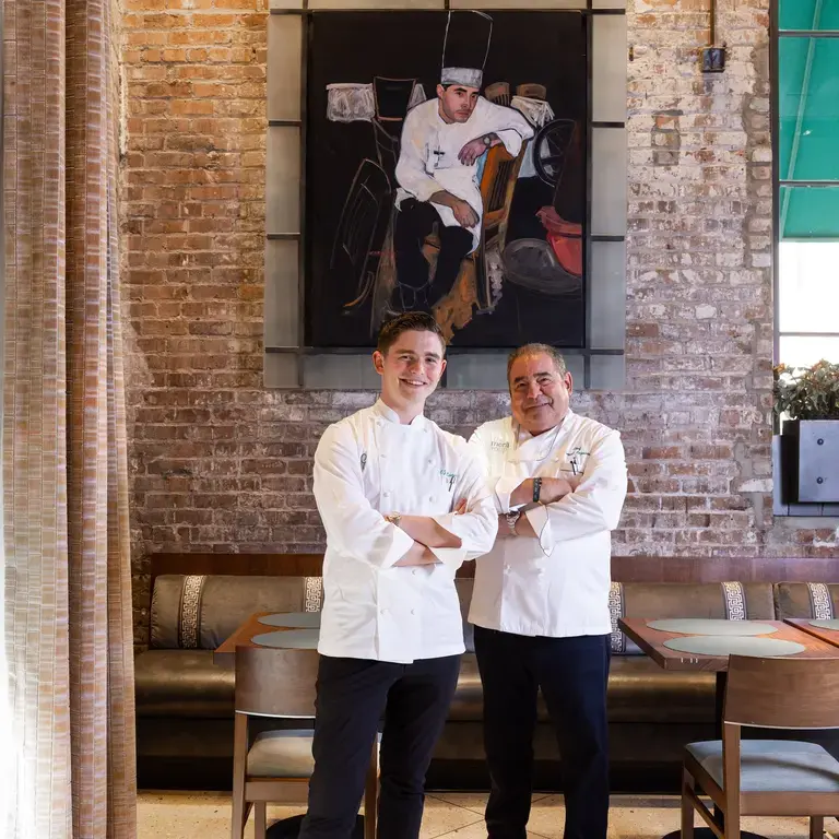 E.J. and Emeril Lagasse