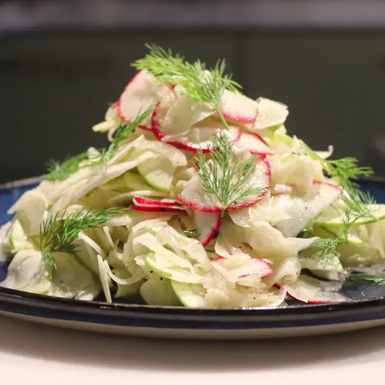 Fennel Apple Radish Salad
