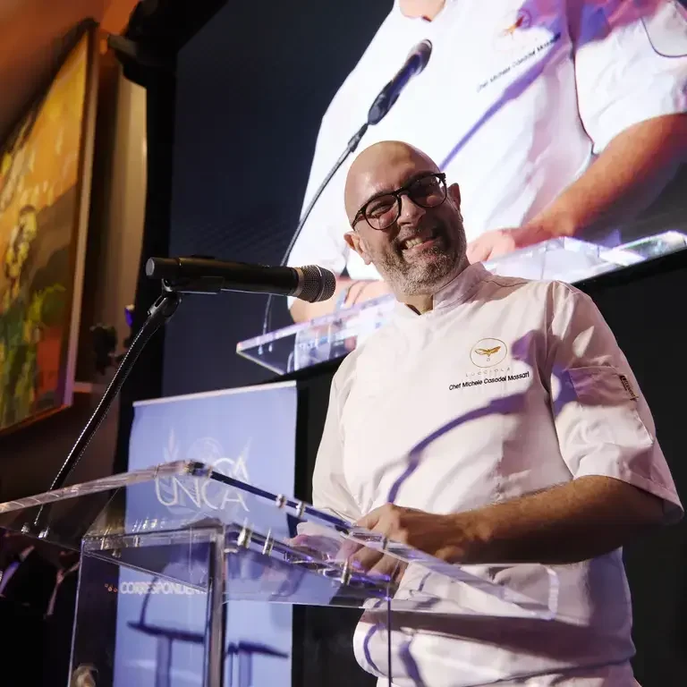 Massari Speaking at the UN Gala