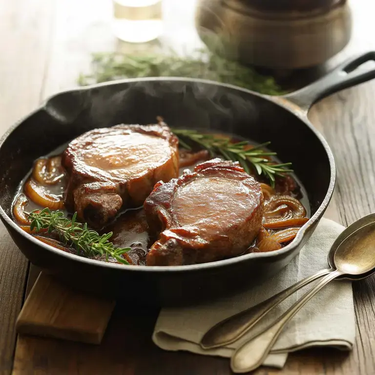 braised pork chops - Fine Dining Lovers