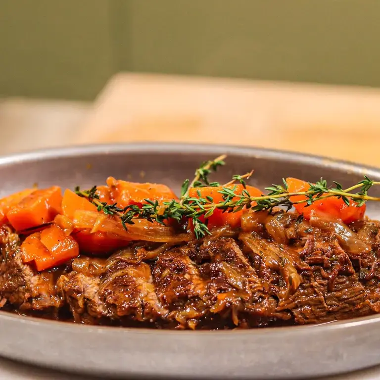 Apple Cider Braised Brisket