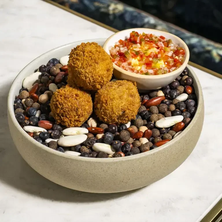 Lucia Saltfish Fig Croquettes