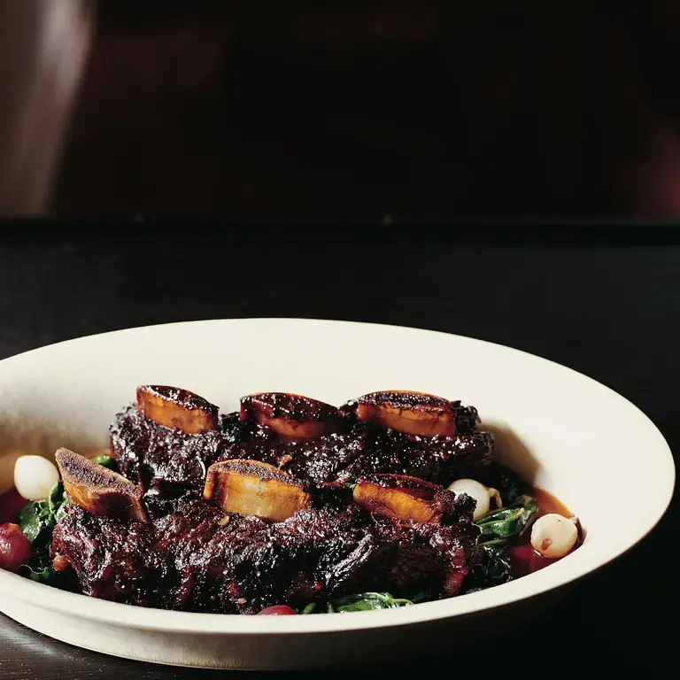 Braised Beef Short Ribs With Potato Purée