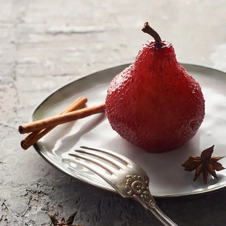 poached pear - Fine Dining Lovers