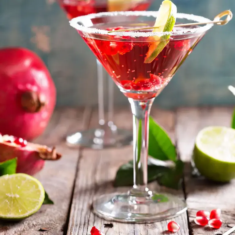 pomegranate martini - Fine Dining Lovers