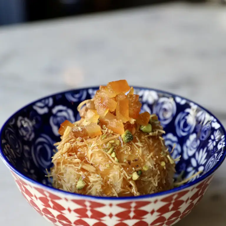 Kataifi Sundae With Orange Blossom Honey