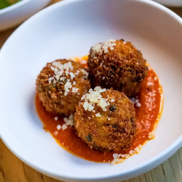 Arancini with ’Nduja Tomato Sauce