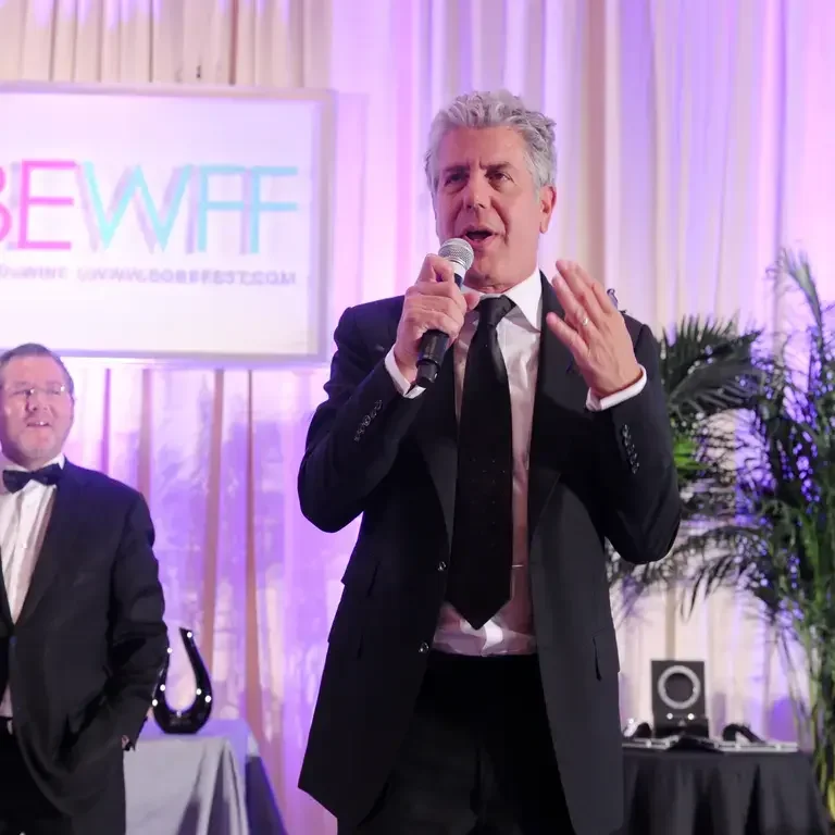 Charlie Trotter and Anthony Bourdain