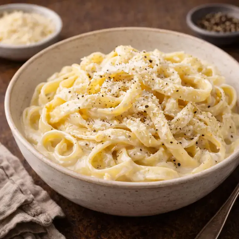 fettuccine alfredo - Fine Dining Lovers