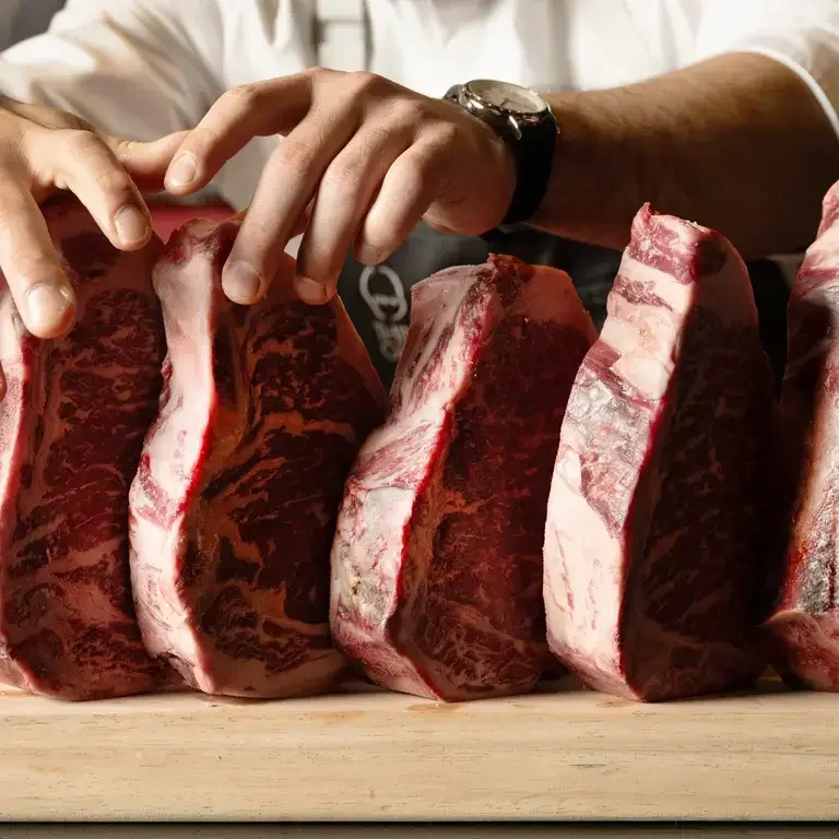 Various Steaks at Bazaar Meat