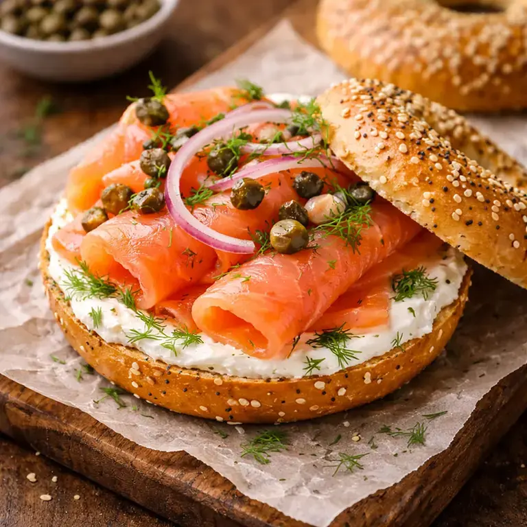 lox bagel - Fine Dining Lovers