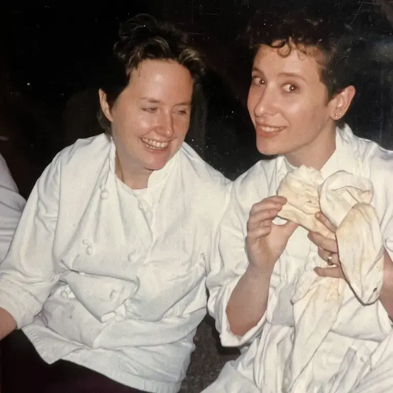 Alice Waters and Nancy Silverton