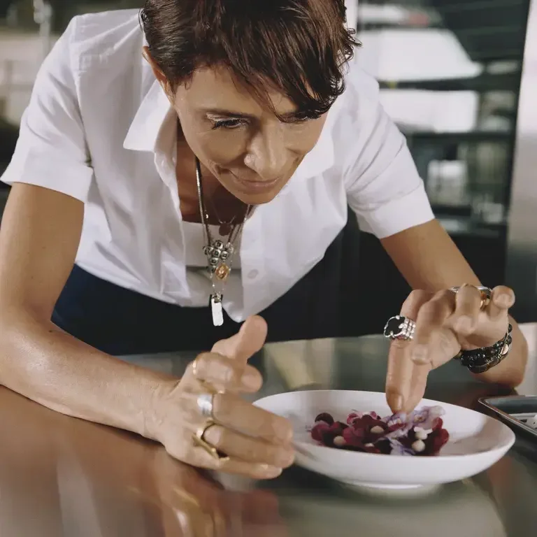 Dominque Crenn at Dior