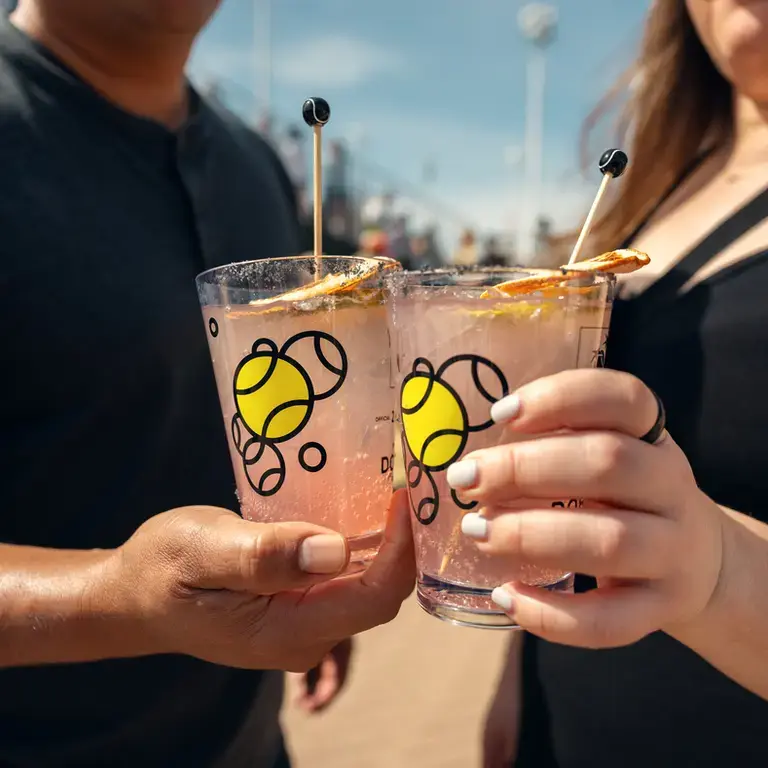 Drinks at Indian Wells