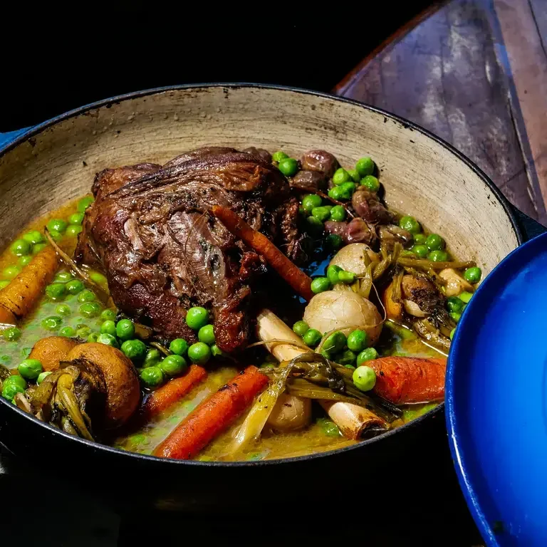 Lamb and Roots at HaSalon