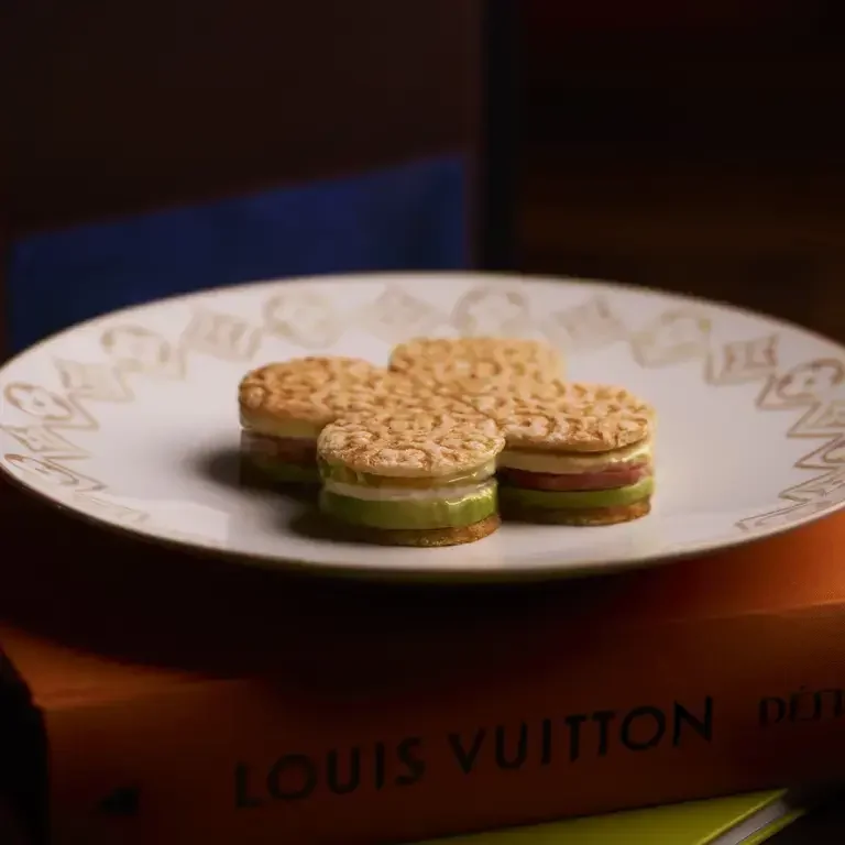 Food at Café Louis Vuitton