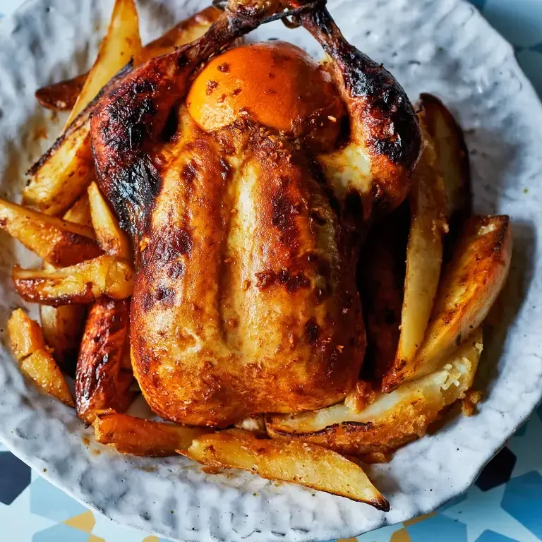 Orange Blossom-Scented Roast Chicken and Potatoes