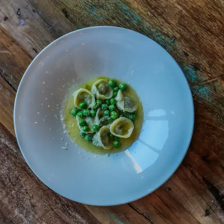 Peas Pasta at HaSalon
