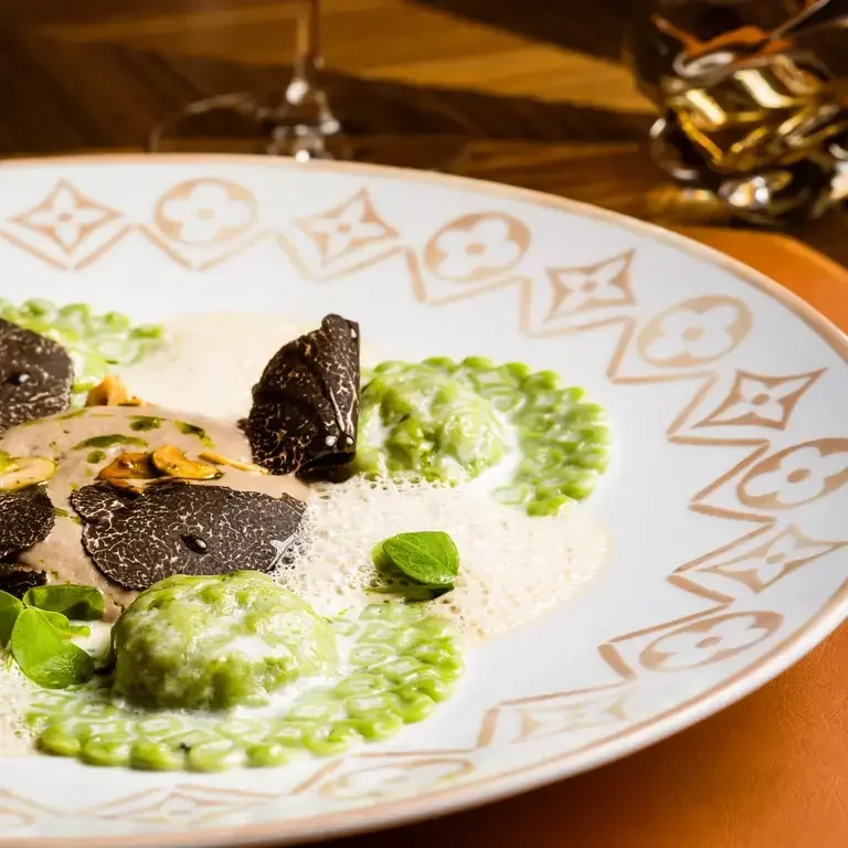 Ravioli at Café Louis Vuitton