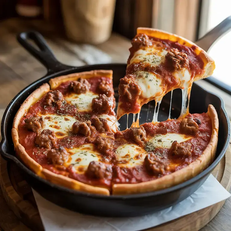 deep dish pizza - Fine Dining Lovers