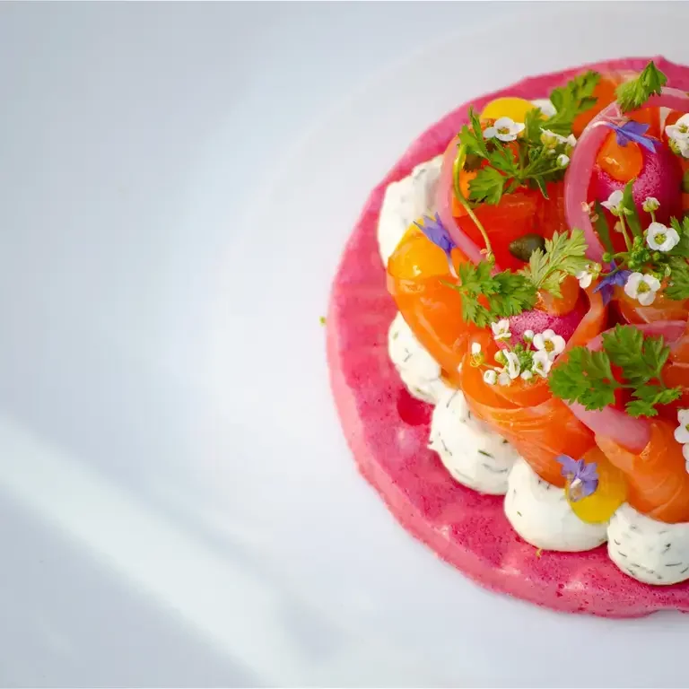 Fairmont Grand Del Mar's Beet Meringue