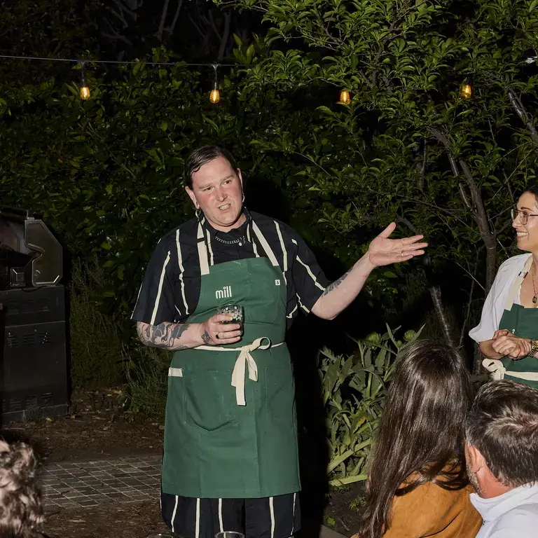 Telly Justice of HAGS and Heather Sperling of Botanica