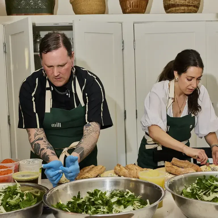 Telly Justice of HAGS and Heather Sperling of Botanica