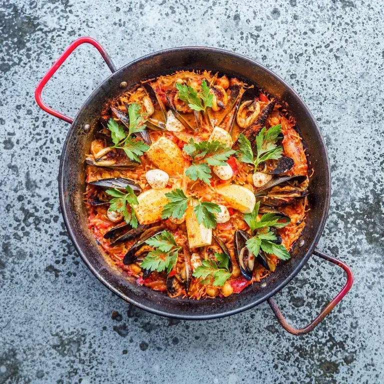 Santa Barbara Hope Ranch Mussel Paella