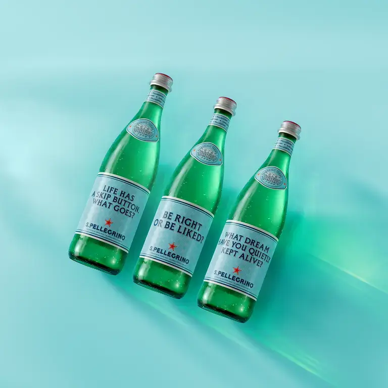 S.Pellegrino limited edition bottles
