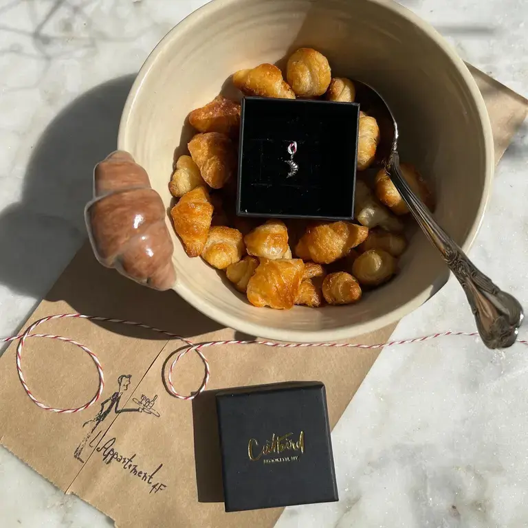 Catbird Croissant Lamp + Croissant Charm