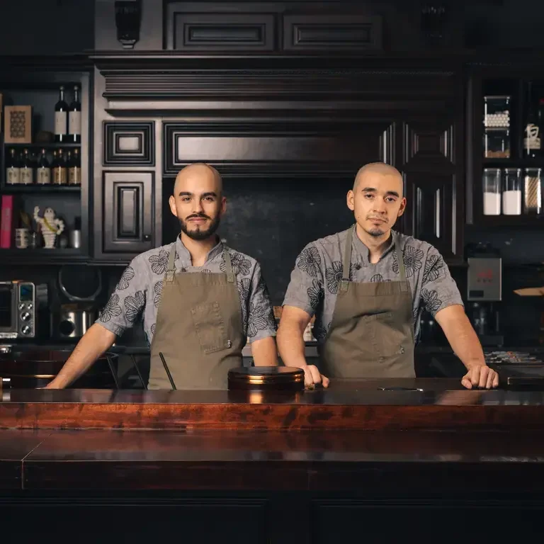 Chefs Luis Mercado and Paolo Justo