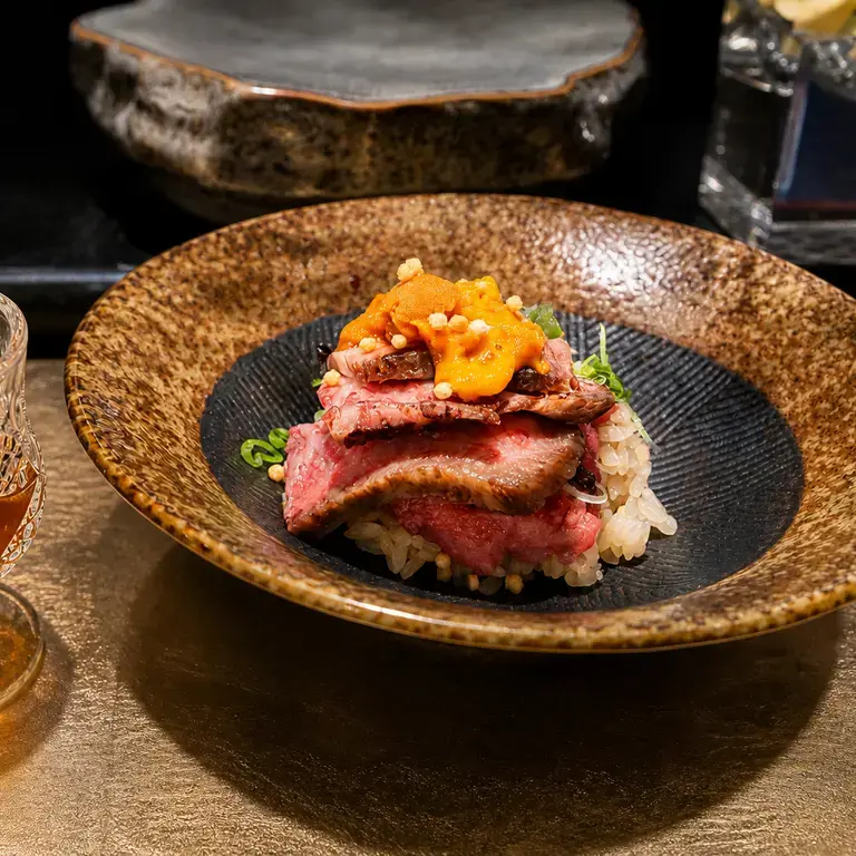 Wagyu and Uni Bowl from 637 Sushi Club