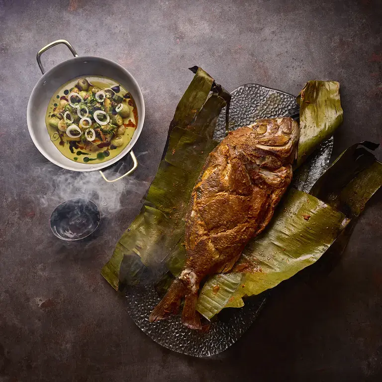 Banana Leaf Snapper at Maroon