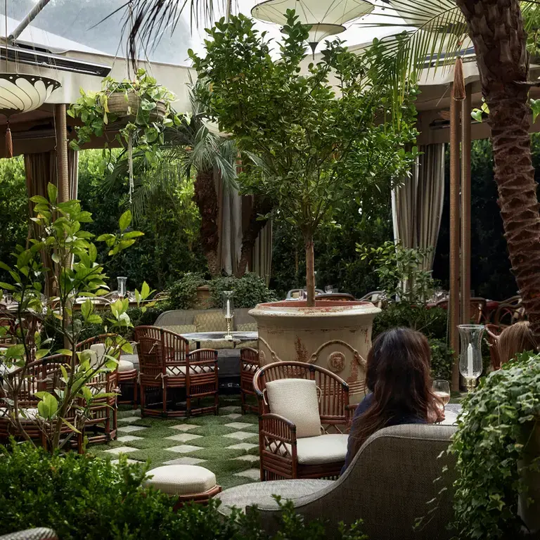 Chateau Marmont Dining Area