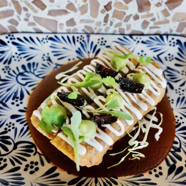 Duck Confit Flautas at Cielo Rojo