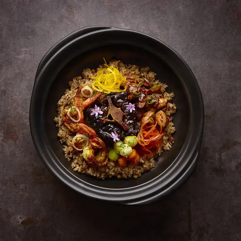 Fried Rice and Peas at Maroon